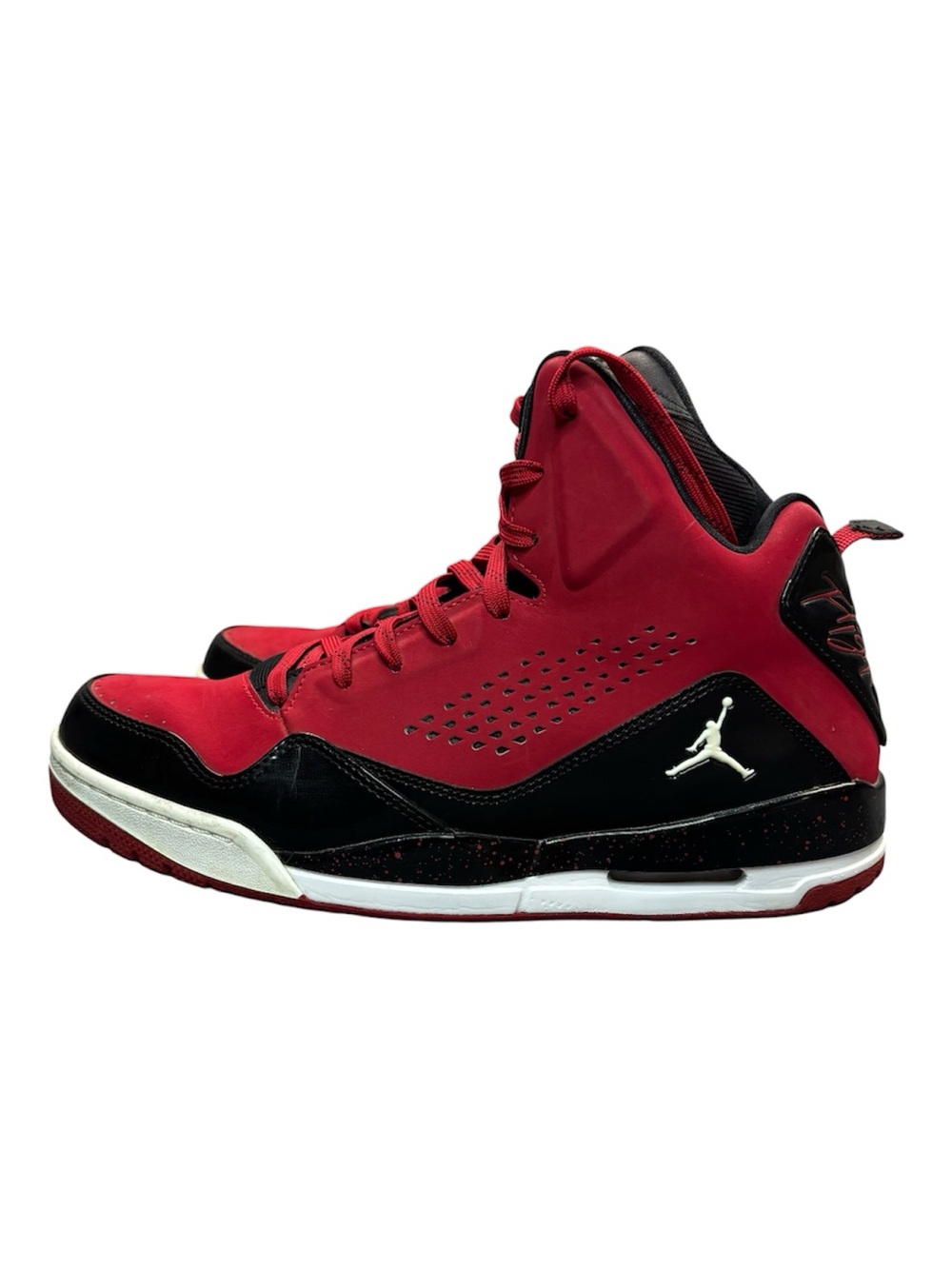 Nike Air Jordan Flight SC-3 Basketball Shoes Men’s Size 10.5 Red Black BRED 2014